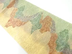 紙布霞模様袋帯